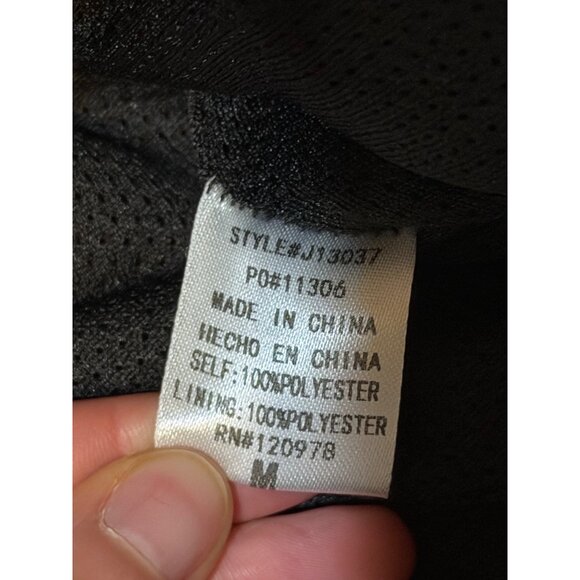 VTG Entro Medium Buffalo Plaid Fleece Vest Red Black Lined Sherpa Full Zip 19x22 - Picture 7 of 7